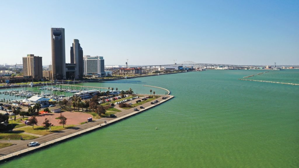 American Bank Center-view from distance